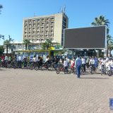 Një aktivitet i mbajtur në sheshin "Gensher" për të nxitur të rinjtë dhe jo vetëm për të përdorur biçikletat